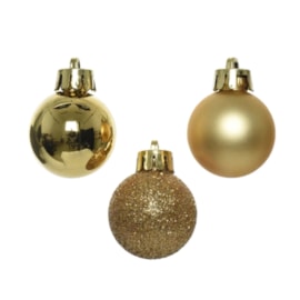 Shatterproof Baublesx14 Light Gold 3cm (020456)