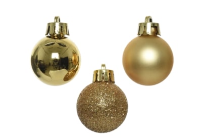 Shatterproof Baublesx14 Light Gold 3cm (020456)