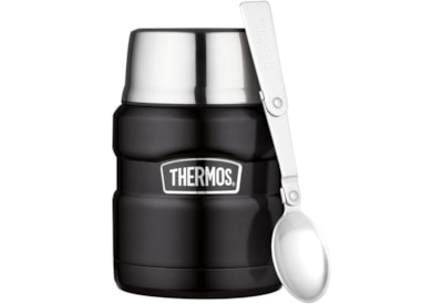 Thermos King Food Flask  Matt Black 470ml (190759)