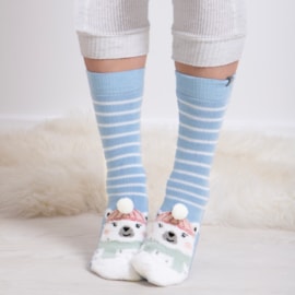 Totes Isotoner Novelty Slipper Sox Polar Bear (3220JPBR)