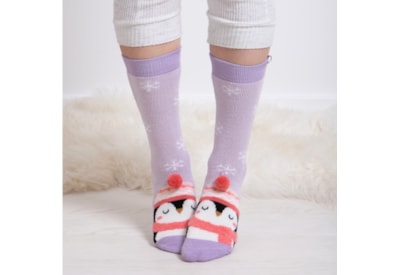 Totes Isotoner Novelty Slipper Sox Penguin (3220JPEN)