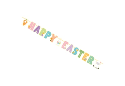 Happy Easter Die Cut Banner (35041-BC)