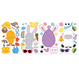 100 Cut Diy Easter Sticker (35050-SC)