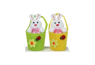 Easter 2 Bunnys In Bucket Cdu (35140-BUNYC)