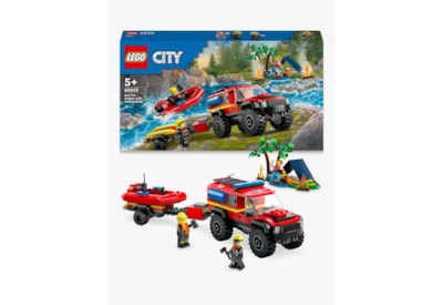 Lego® City 4x4 Fire Truck with Rescue Boat (60412)