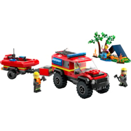 Lego® City 4x4 Fire Truck with Rescue Boat (60412)