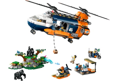 Lego® City Jungle Explorer Helicopter at Base Camp (60437)