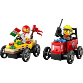 Lego® City Pizza vs. Fire Truck Race Car Pack (60458)