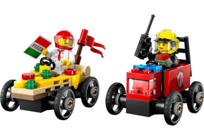 Lego® City Pizza vs. Fire Truck Race Car Pack (60458)