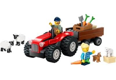 Lego® City Red Farm Tractor with Trailer & Sheep (60461)