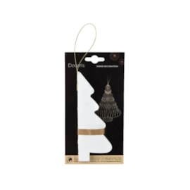 Tree Paper Decoration White 15cm (709200)