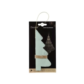 Tree Paper Decoration Mint 15cm (709203)