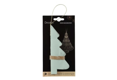 Tree Paper Decoration Mint 15cm (709203)