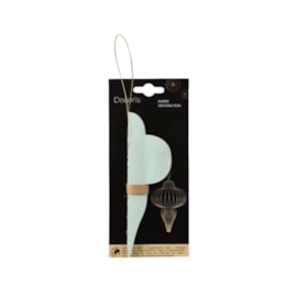 Ornament Paper Decoration Mint 15cm (709219)