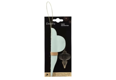 Ornament Paper Decoration Mint 15cm (709219)