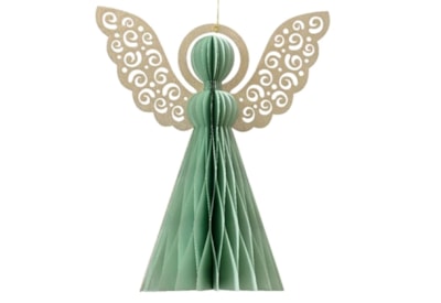 Angel Paper Decoration Mint 40cm (709291)