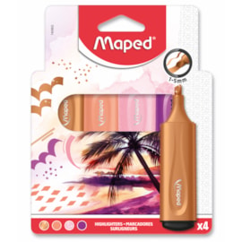 Maped Glitter Highlighters 4's (740902)