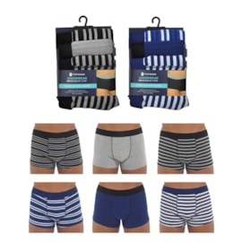 Rjm Mens 3 Pack Hipster Trunks (BR410A)