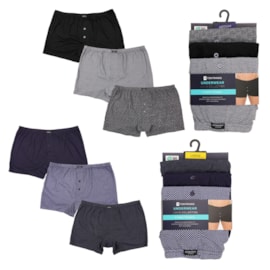 Mens 3pk Boxer Shorts (BR466)