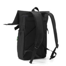 Eco Chic Black Roll Up Backpack (FB1-BK)