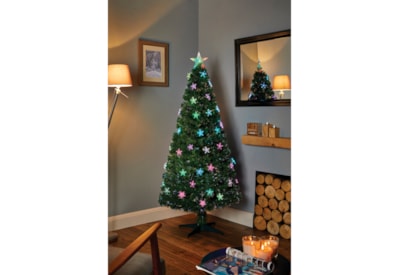 Premier Fibre Optic Star Tree 1.5m (FT237224)