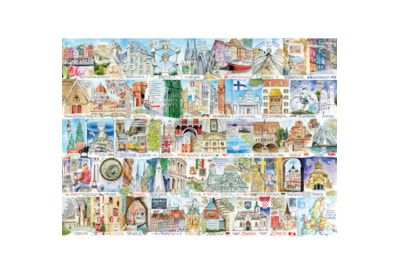 Gibsons Sights & Sounds of Europe Puzzle 1000pc (G7146)