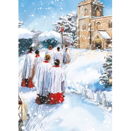 Ling Design Snowy Christmas Big Value Cards 24's (LXBV0006)