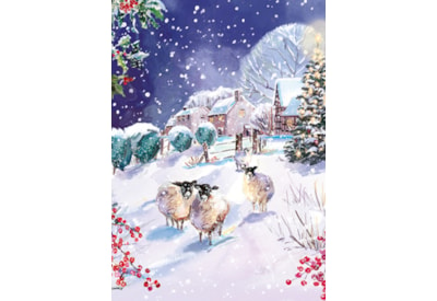 Ling Design Snowy Christmas Big Value Cards 24's (LXBV0006)