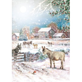 Ling Design Snowy Christmas Big Value Cards 24's (LXBV0006)