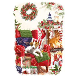 Ling Design Cosy Christmas Big Value Cards 24's (LXBV0007)