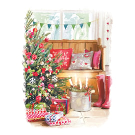 Ling Design Cosy Christmas Big Value Cards 24's (LXBV0007)