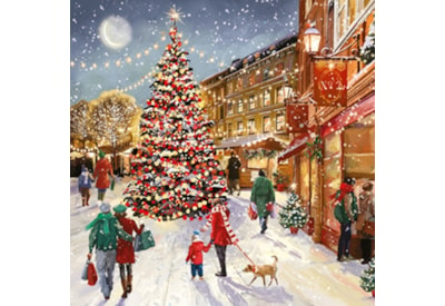 Ling Design Festive Streets Sml Deluxe Cards 12's (LXDD0002)