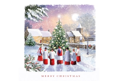 Ling Design Carol Singers Sml Deluxe Cards 12's (LXDD0005)