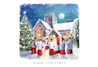 Ling Design Carol Singers Sml Deluxe Cards 12's (LXDD0005)