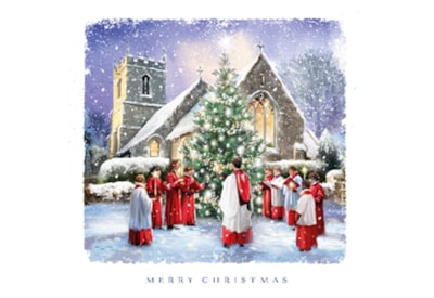 Ling Design Carol Singers Sml Deluxe Cards 12's (LXDD0005)