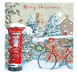 Ling Design Christmas In The Village Sml Deluxe Cards 12's (LXDD0007)