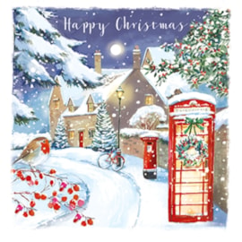 Ling Design Christmas In The Village Sml Deluxe Cards 12's (LXDD0007)