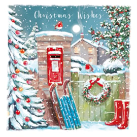 Ling Design Christmas In The Village Sml Deluxe Cards 12's (LXDD0007)