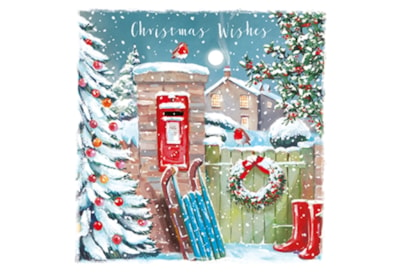 Ling Design Christmas In The Village Sml Deluxe Cards 12's (LXDD0007)