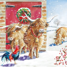 Christmas Charity Wildlife Set E Cards 6's (RCX24_E6)