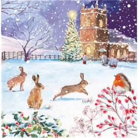 Christmas Charity Wildlife Set E Cards 6's (RCX24_E6)