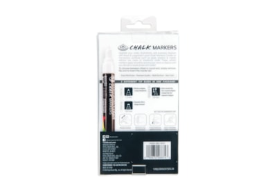 Royal Brush 3pc White Chalk Marker Set (MARK-2801)