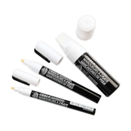 Royal Brush 3pc White Chalk Marker Set (MARK-2801)