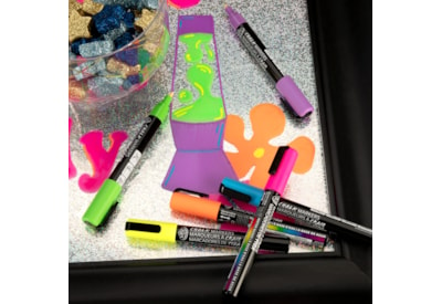 Royal Brush 6pc 2mm Neon Chalk Marker Set (MARK-2802)