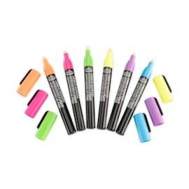 Royal Brush 6pc 2mm Neon Chalk Marker Set (MARK-2802)