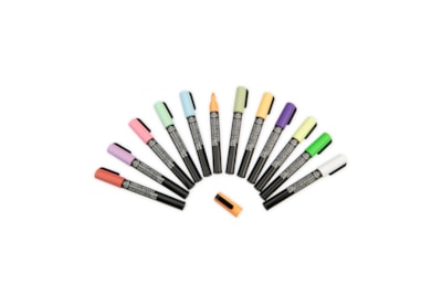 Royal Brush 12pc 2mm Primary Chalk Marker Set (MARK-2806)