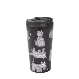 Eco Chic Black Scatty Scotty Thermal Coffee Cup (N03)