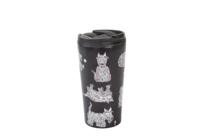 Eco Chic Black Scatty Scotty Thermal Coffee Cup (N03)