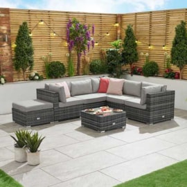 Chelsea Corner Sofa Set Grey (N11554)