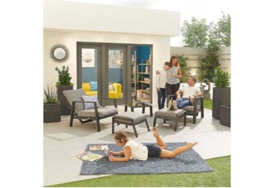 Nova Enna 5pc Lounge Set Grey